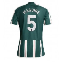 Camisa de Futebol Manchester United Harry Maguire #5 Equipamento Secundário 2023-24 Manga Curta